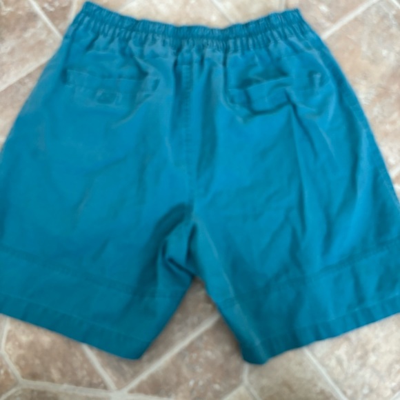 Surf Odyssey Vintage Mens Shorts Teal Cotton Sz M - Picture 5 of 5